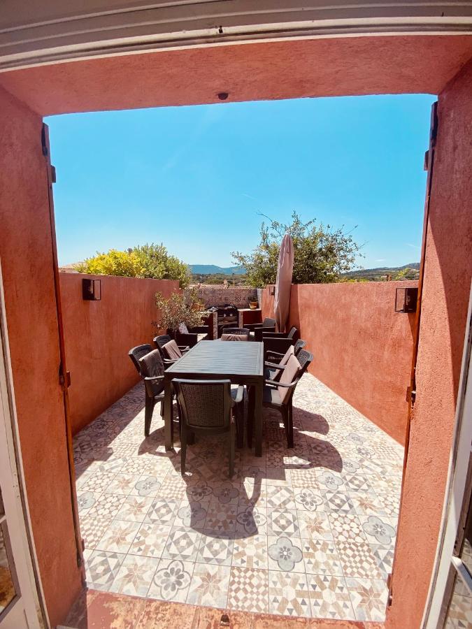 Mazet Dans Residence Avec Piscine Au Coeur Du Golfe De Saint-Tropez Cogolin Exteriör bild